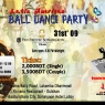 Poster and musk for Latin American Dance Party